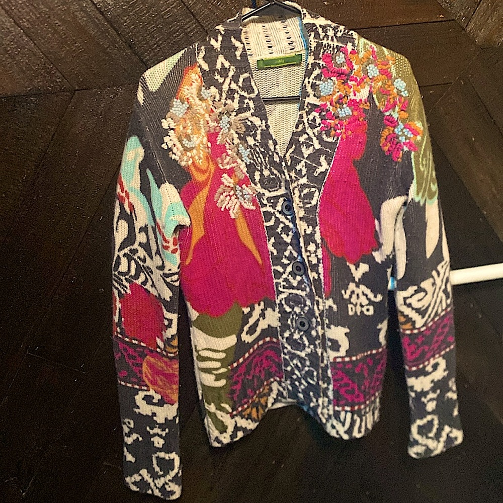 Oilily Jacobean cardigan